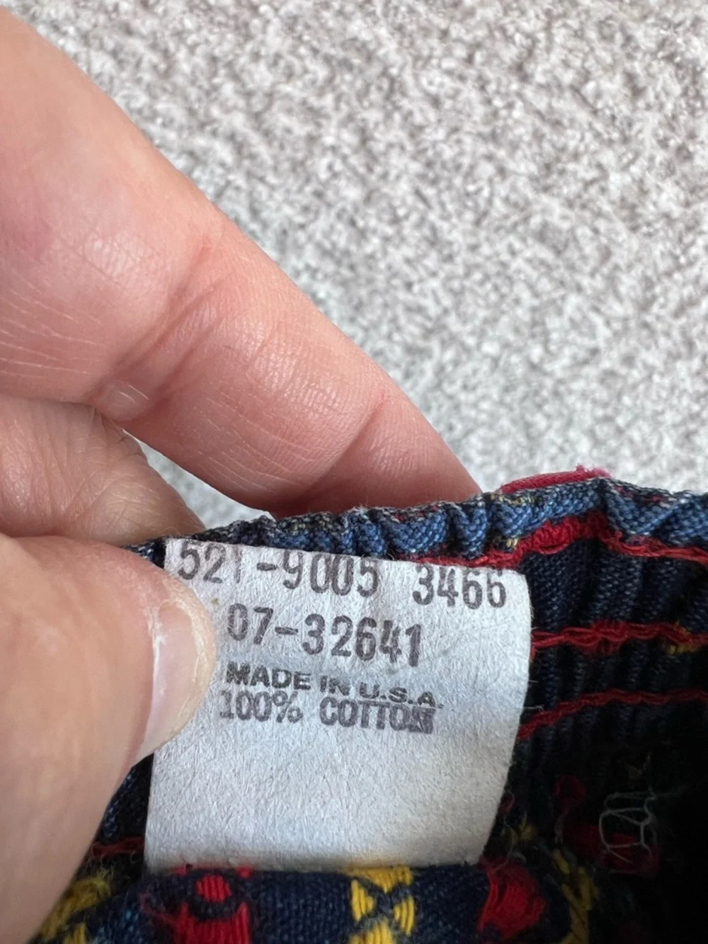 Osh Kosh B’Gosh Vintage Retro Toddler Blue Denim X O Embroidered‎ Jeans Size 3T